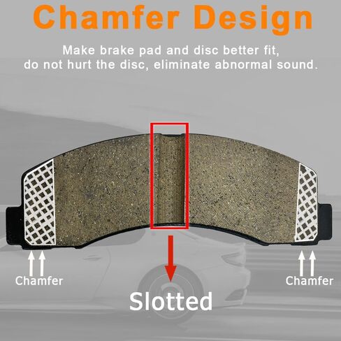 Front And Rear Ceramic Brake Pads Kit For Ford F-150 F150 2012 2013 2014 2015 2016 2017 2018 2019 2020 Replacement # D1602 D1414 with Hardware in Saudi Arabia
