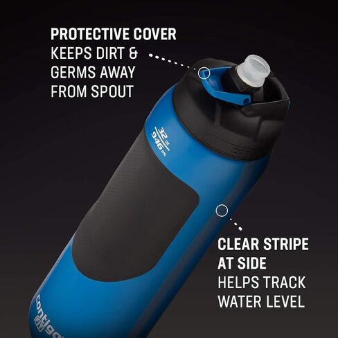 زجاجة مياه كونتيجو فيت أوتوسبوت، 32 أونصة، رمادي عرق السوس in Kuwait