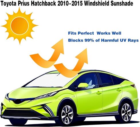 CC&TT Windshield Sun Shade Compatible with 2010-2024 Toyo-ta 4Runner(SR5 Trail Limited),4 Runner Sun Visors Sun Shade,Toyo-ta 4Runner Accessories Foldable Front Window Shade Protector Blocks UV Rays in Saudi Arabia
