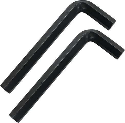 Biaungdo 2 Pcs Black 12mm Hex Key Wrench, Small Allen key Wrench, L Shaped Hexagon Wrench, Hex Key Spanner Wrench Set Hexagon Head Replacement Repairing Tool for Repairing Bike, Furniture in Saudi Arabia