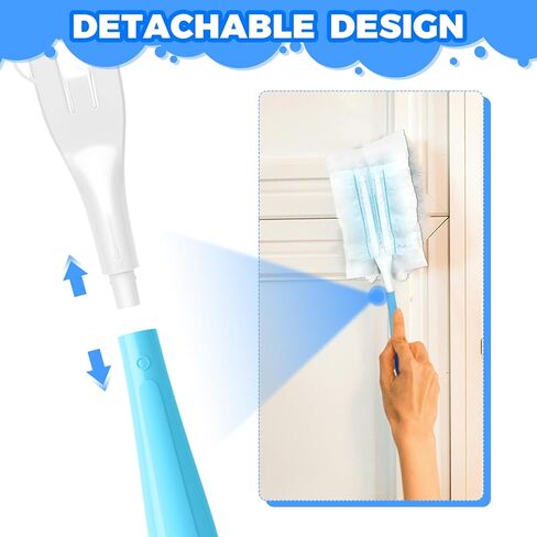 Duster Handle Only Compatible with Swiffer Duster Mop Extended Handle,Replacement Detachable Dust Handle Only,Extended Handle 3PCS in Saudi Arabia
