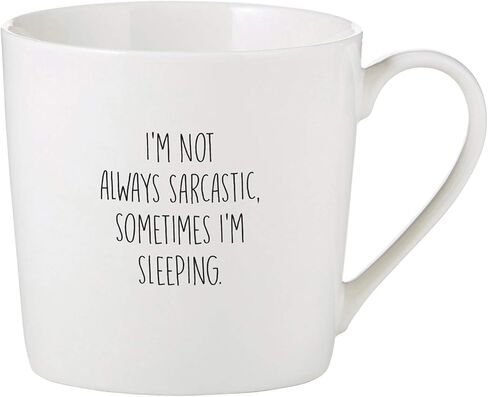 كوب مقهى Santa Barbara Design Studio Creative Brands SIPS Drinkware، 14 أونصة، أنا لست دائمًا ساخرًا in Kuwait