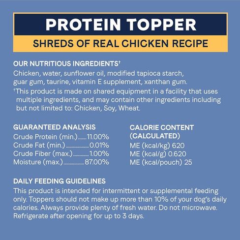 CANIDAE Pure Petite Protein Topper Wet Dog Food for Small Breeds, Chunks of Real Tuna in Gravy Recipe, 1.4 oz. (Case of 12) in Saudi Arabia