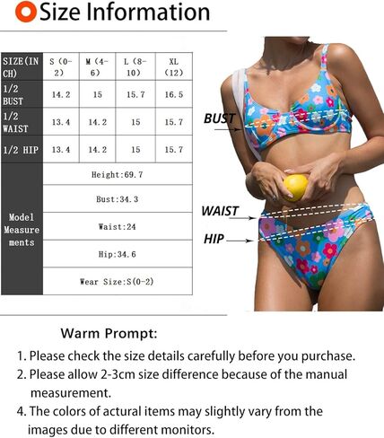 BIKINX المايوه للنساء مثير عالية قطع الأزهار بيكيني مجموعات Underwire رفع 2 قطعة لباس سباحة in Saudi Arabia