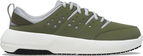Crocs Men's On The Clock Work Sneakers, Slip Resistant Shoes, Triple Black, 13.5 in Saudi Arabia