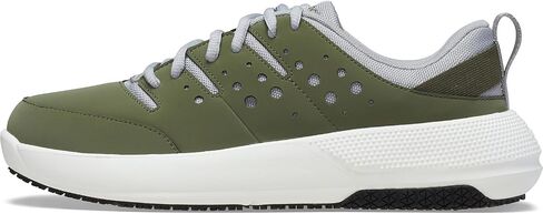 Crocs Men's On The Clock Work Sneakers, Slip Resistant Shoes, Triple Black, 13.5 in Saudi Arabia