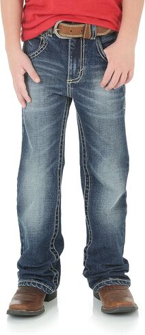 بنطلون جينز Wrangler Boys 20X Vintage Boot Cut، سوريل in Kuwait