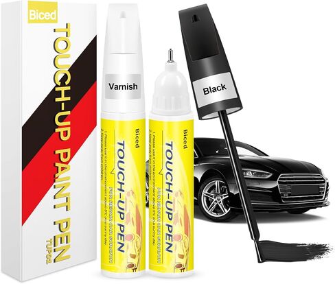 Touch Up Paint for Cars, Car White Paint Scratch Repair, 2 in 1 Design Car Remover Scratch Repair Paint Pen, Quick & Easy to Repair Minor Automotive Scratches and Car Wheels Rims Bikes Trucks in Saudi Arabia