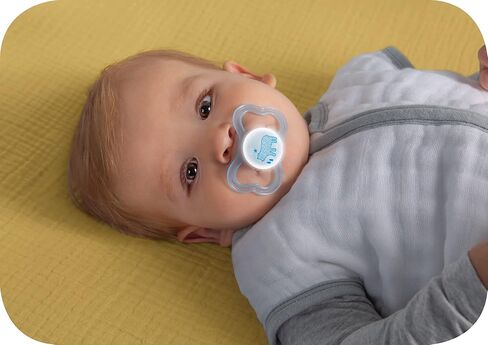 MAM Air Day & Night Baby Pacifier, for Sensitive Skin, Glows in The Dark, 6-16 Months, Unisex in Kuwait