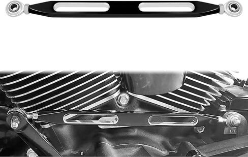 قضيب عمود ناقل الحركة من CARGLETRUE مناسب لدراجة Harley Touring Road Glide Steet Glide Road King Softail Fatboy Night Train (كروم) in Kuwait