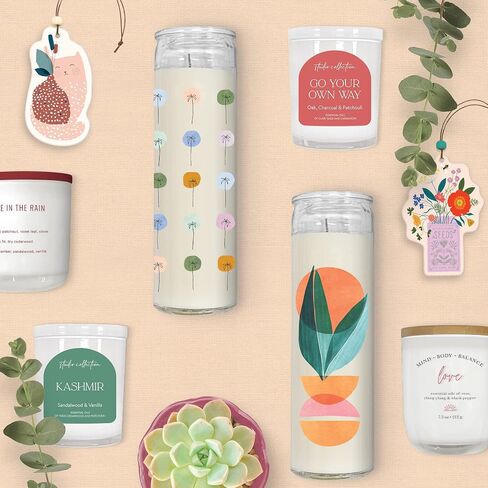 Studio Oh! Scented Candle - Variety of Essential Oils & Fragrance-Infused Coconut-Soy Blend Wax - Burns up to 65 Hours - Comes in a Jar - Non Toxic - Studio Collection - Go Your Own Way in Saudi Arabia