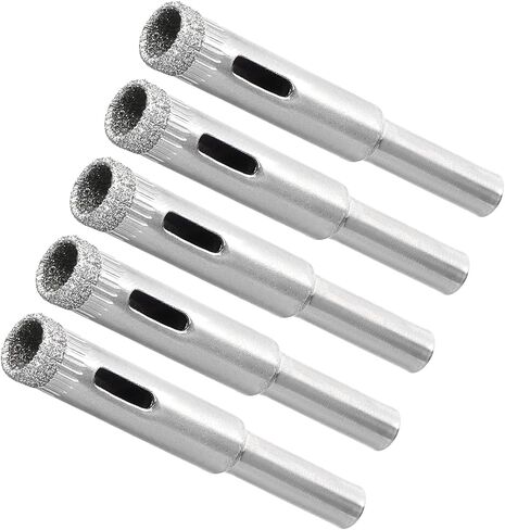 CoCud Diamond Hole Saws Drill Bits, 8mm / 5/16" Drilling Diameter, Nickel Plated Carbon Steel Drill Bit - (Applications: for Glass Ceramic Tiles Marble Stone), 2-Pieces in Saudi Arabia