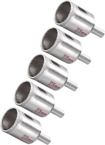 CoCud Diamond Hole Saws Drill Bits, 8mm / 5/16" Drilling Diameter, Nickel Plated Carbon Steel Drill Bit - (Applications: for Glass Ceramic Tiles Marble Stone), 2-Pieces in Saudi Arabia