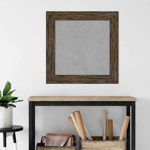 لوحة مغناطيسية مؤطرة من Amanti Art (28 × 22) لوحة مغناطيسية ضيقة من Romano Espresso، لوحة إعلانات مغناطيسية متوسطة لديكور المكتب، غرفة الطين، المطبخ أو منطقة إسقاط المنظمة من WI، الولايات المتحدة الأمريكية in Saudi Arabia