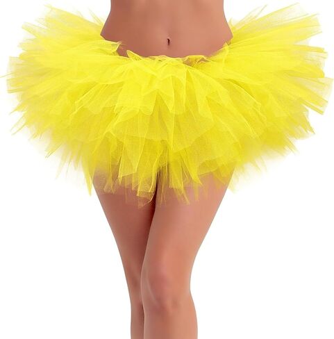 Women Tutu Adult Tulle Skirt Costume for Women 6 Layers Womens Tutu Skirts for Girls Halloween Ballet in Saudi Arabia