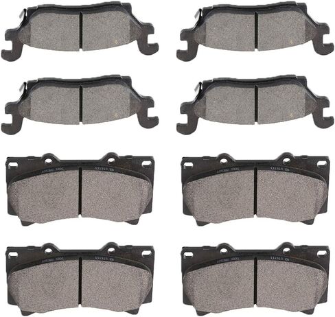 Ceramic Brake Pads Kits,SCITOO 8pcs Brakes Pads Set fit for Buick Rainier,for Chevy SSR,Trailblazer EXT,for GMC Envoy,Envoy XL,Envoy XUV,Jimmy,for Isuzu Ascender,for Oldsmobile Bravada,for Saab 9-7x in Saudi Arabia