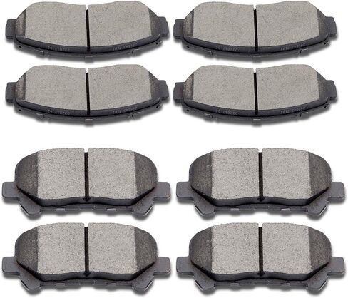 Ceramic Brake Pads Kits,SCITOO 8pcs Brakes Pads Set fit for Buick Rainier,for Chevy SSR,Trailblazer EXT,for GMC Envoy,Envoy XL,Envoy XUV,Jimmy,for Isuzu Ascender,for Oldsmobile Bravada,for Saab 9-7x in Saudi Arabia