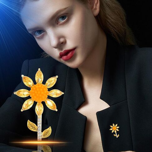 Rose Brooch for Women Rose Lapel Pin Rose Flower Brooch Pin Jewelry Gifts in Kuwait