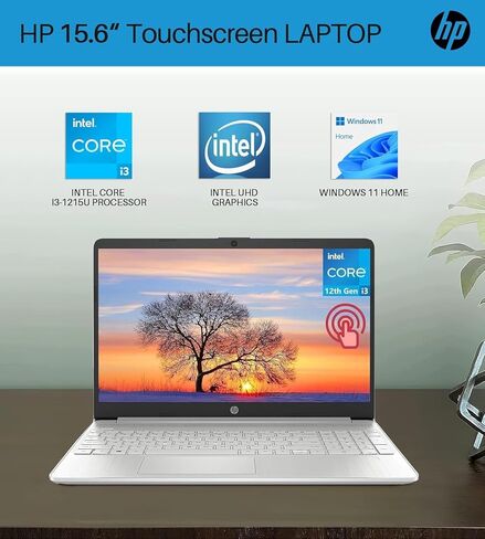 كمبيوتر محمول HP 17 للأعمال، شاشة FHD مقاس 17.3 بوصة، معالج Intel Core i3-N305 (8 النواة)، ذاكرة الوصول العشوائي 32 جيجابايت، 2 تيرابايت SSD، رسومات Intel UHD، بصمة الإصبع، مضادة للتوهج، WiFi 6، رفيع وخفيف، ويندوز 11 H، مع حامل الكمبيوتر المحمول in Kuwait