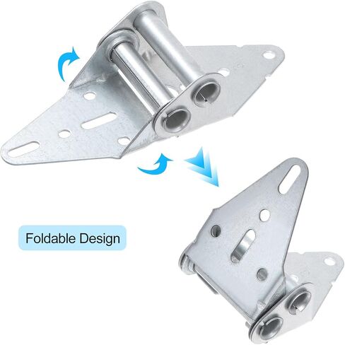 uxcell 4 Pcs Garage Door Hinge #1 Hinge, 14 Gauge Steel with Galvanized Finish Garage Door Replacement Hinge in Saudi Arabia