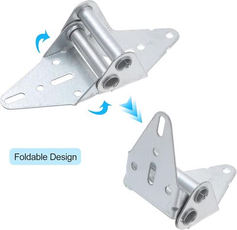 uxcell 4 Pcs Garage Door Hinge #1 Hinge, 14 Gauge Steel with Galvanized Finish Garage Door Replacement Hinge in Saudi Arabia