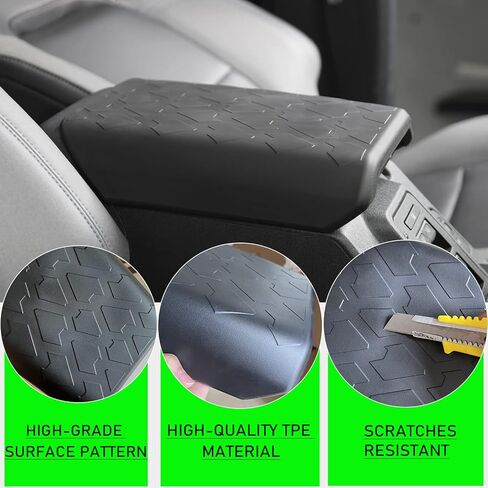 غطاء وحدة التحكم المركزية لسيارة Jeep Wrangler JL - غطاء مسند ذراع مقاوم للماء لحماية الحيوانات الأليفة وغطاء حصيرة الملحقات الداخلية لسيارة Jeep Wrangler JL & Gladiator JT 2018-2024 in Saudi Arabia