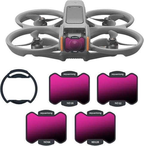 مجموعة مرشح ND متوافقة مع DJI Avata 2,6 Pack UV CPL ND8 ND16 ND32 ND64 ملحقات عدسة الطائرة بدون طيار إطار بلاستيكي بتصميم سهل الارتداء in Kuwait