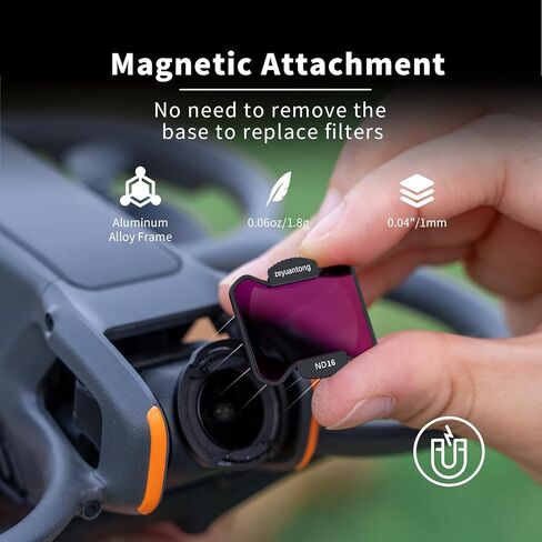 مجموعة مرشح ND متوافقة مع DJI Avata 2,6 Pack UV CPL ND8 ND16 ND32 ND64 ملحقات عدسة الطائرة بدون طيار إطار بلاستيكي بتصميم سهل الارتداء in Kuwait