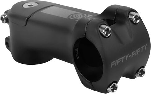 FIFTY-FIFTY Bike Stem with 31.8mm Bar Clamp, Aluminum Alloy Bicycle Handlebar Stem, 7 Degree Short MTB Stem Suitable for Mountain Bike, Road Bike, E-Bike in Saudi Arabia