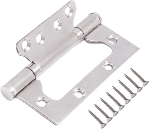 12 Pack Non-Mortise Door Hinge,4 Inch x 3" Door Hinges - Easy and Secure Installation in Saudi Arabia