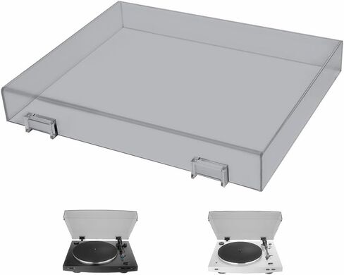 Stereo Turntable Dust Cover Compatibe with LP60/LP60-BT, Clear Acrylic Stereo Turntable Dust Cover for Modern Vintage Record Players (Model B) in Saudi Arabia