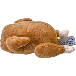 Midlee Roasted Thanksgiving Turkey Plush Dog Toy (Large)