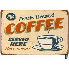 HOSNYE Free Beer Tomorrow Tin Sign Vintage Metal Tin Signs for Men Women Wall Art Decor for Home Bars Clubs Cafes 8x12 Inch