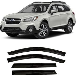 2019-2024 in-Channel Side Window Visor Deflectors for Subaru Forester SK Premium Sport Limited Touring Smoke Tinted Rain Guards 2020 2021 2022 2023