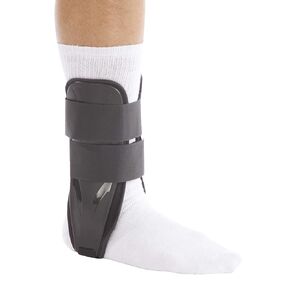United Ortho US8813F Foam Stirrup Ankle Brace, Large, Black