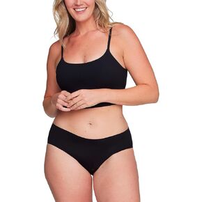 Proof. by Always Brief, Super Heavy Absorbency Period Underwear for Women - Holds up to 7 Regular Tampons - Washable Leakproof Period Panties - 2XL, Black