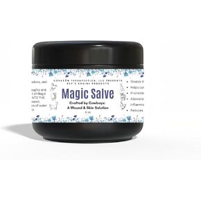 Wound Salve - for Horses, Pets, Livestock & People - Calendula, Shields Abrasions, Stops Infections, Promotes Scabbing, Reduces Inflammation & Scarring, Vet-Approved - Bev's Magic Salve (12 oz)