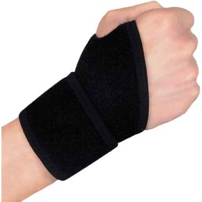 Wrist Support Brace, Adjustable Carpal Tunnel Wrist Braces for Tendonitis, Arthritis, Night Support, Comfortable Wrist Wraps Compression Strap for Hand Wrist Joint Pain Relief, Fits Both Hands