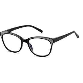 FEISEDY Cat Eye Reading Glasses Women Vintage Blue Light Blocking Reader Spring Hinge Readers B0136