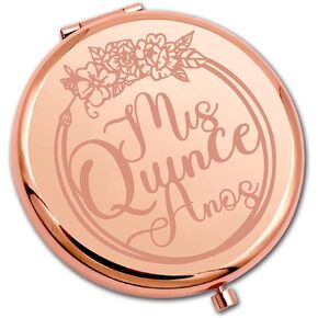 PLITI Quinceanera Gift 15th Birthday Compact Mirror for Daughter Sweet 15 Gift Mis Quince Anos Latina Spanish Pocket Mirror (Mis Quince Anos CMrg)
