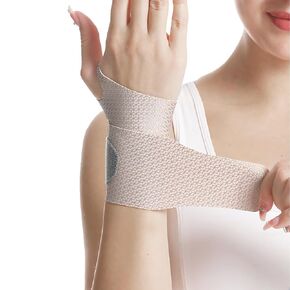 Ultra Thin Wrist Brace - Wrist Compression Band for Carpal Tunnel, Pain Relief, Arthritis Tendonitis - Carpal Tunnel Brace with Thumb Support - 1 Pcs