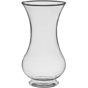 Syndicate Sales 9 3/4" Pedestal Vase, Clear