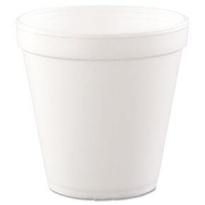 Dart 16MJ20 16 oz Squat Foam Container (Case of 500) White