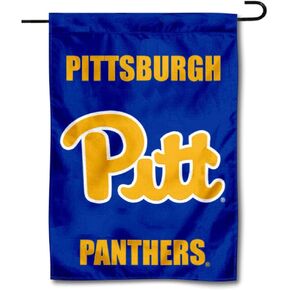College Flags & Banners Co. Pittsburgh Panthers New Blue Gold Garden Flag