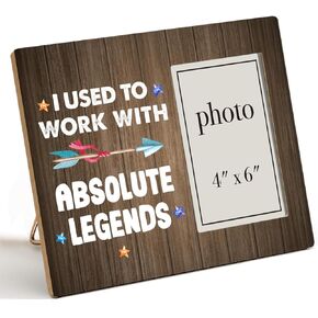 Dumyum Gifts for Coworkers Colleague Boss Leader Mentor, Coworker Leaving Gifts Photo Frame, Coworkers Retirement Farewell New Job Gifts, Picture Frame (Photo 4x6 Inches)