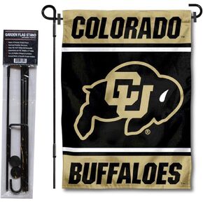 College Flags & Banners Co. Colorado Buffaloes Garden Flag with Stand Holder
