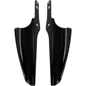 Front Fork Mount Wind Deflectors Fit for Harley Road King Street Glide Electra Glide FLHT FLHR FLHX 1995-2023 (Color:Chrome)