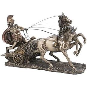 Roman Chariot Statue Sculpture