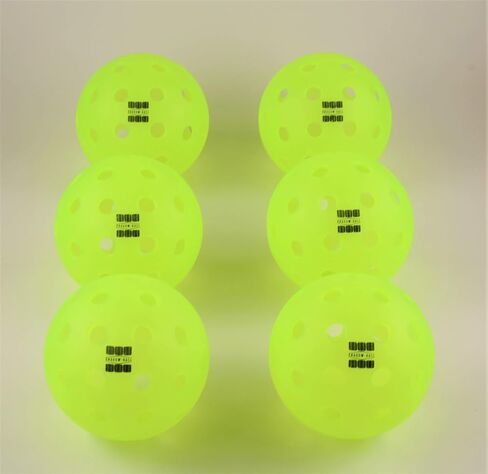Glow in The Dark Outdoor-Pickleballs, Luminescent, 6 Pack Pickleballs, USAPA Standard in Saudi Arabia