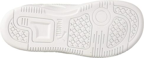 PUMA Rebound Layup Mid Sneaker, Alpine Snow Black-Toasted Almond, 4 US Unisex Big Kid in Saudi Arabia